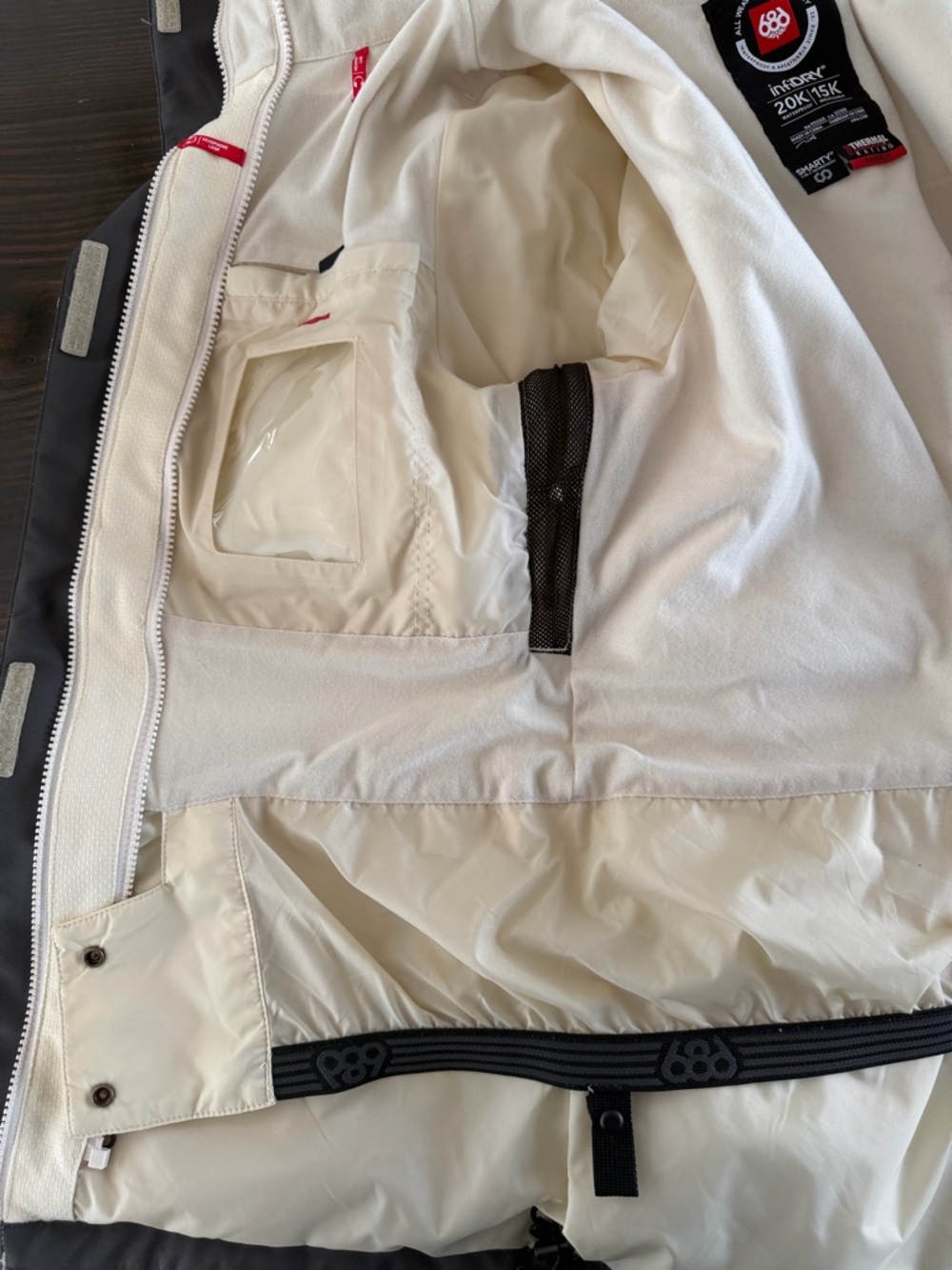 686 Spellbound Women's Ski Jacket Cream M - Picture 10 of 11